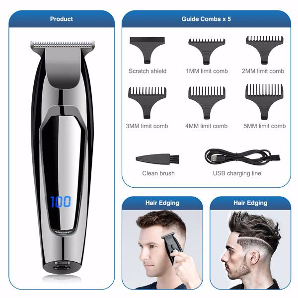Professional Cordless Hair and Beard Clippers