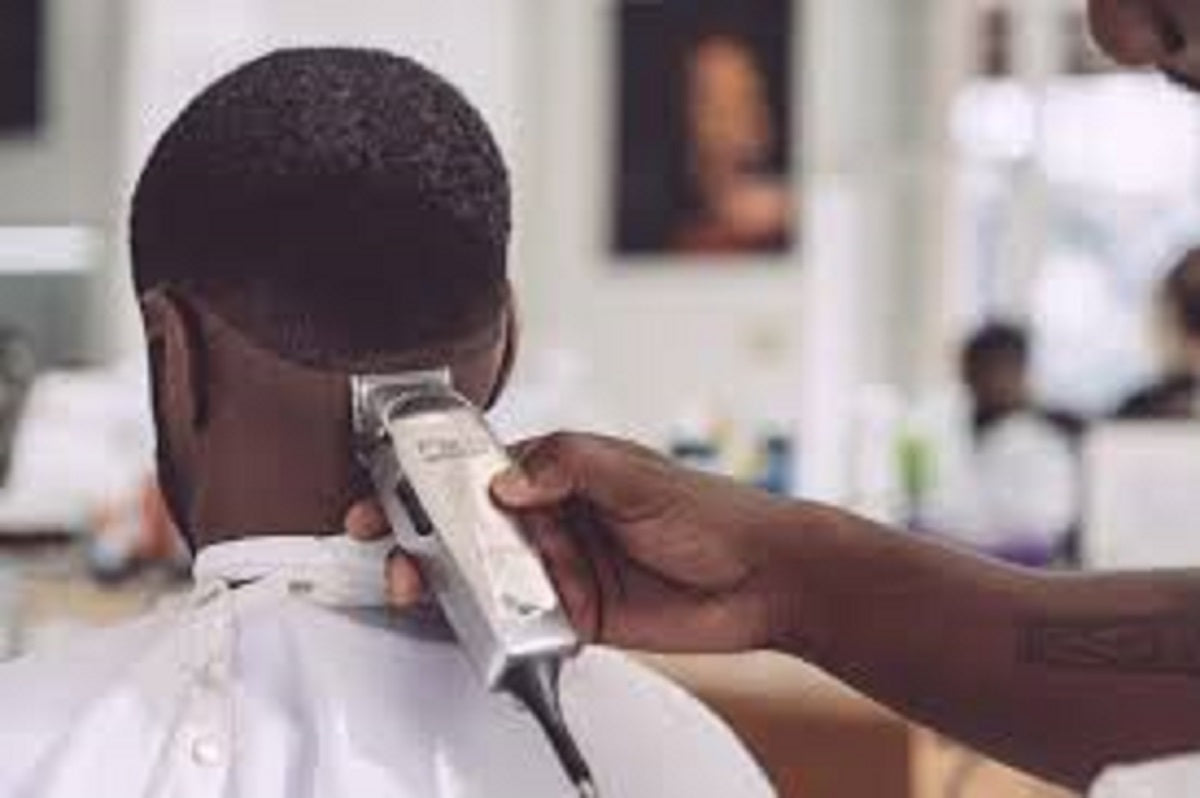 How to cut black mens hair with clippers