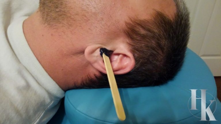 How to Remove Ear Hair with Wax
