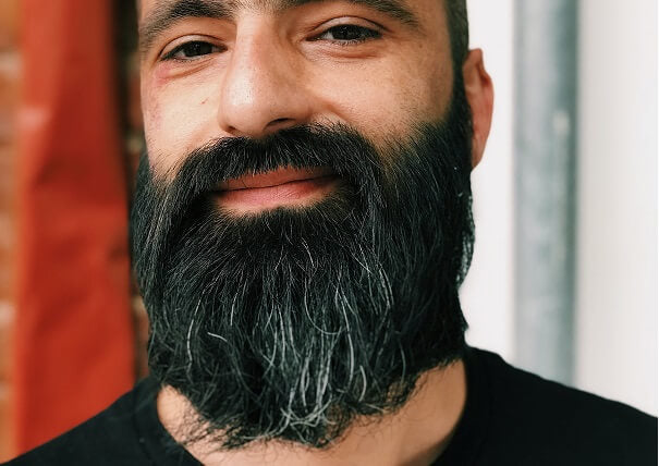 man with full beard growth