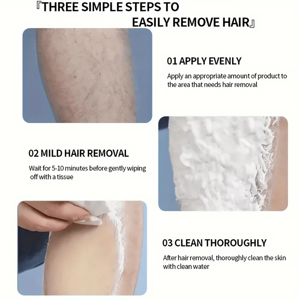 Men's Painless Hair Removal Cream