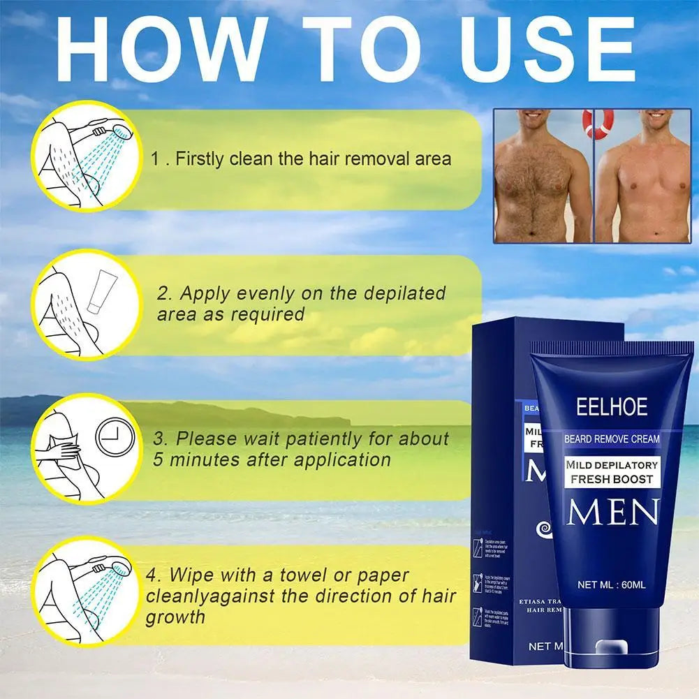 Intimate Private Hair Removal Cream for Men