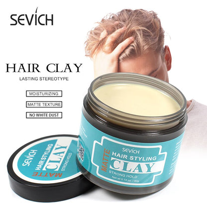 Sevich Matte Strong Hold Hair Styling Wax for Men Hairstyles