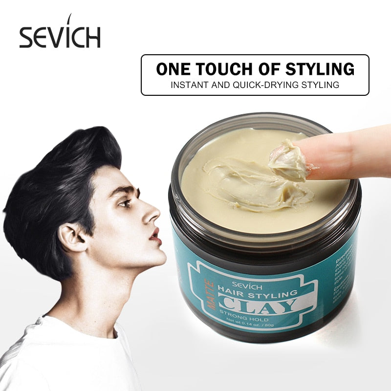 Sevich Matte Strong Hold Hair Styling Wax for Men Hairstyles