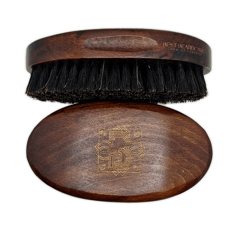 Beard Brush | Natural Boar Bristles & Cherry Wood