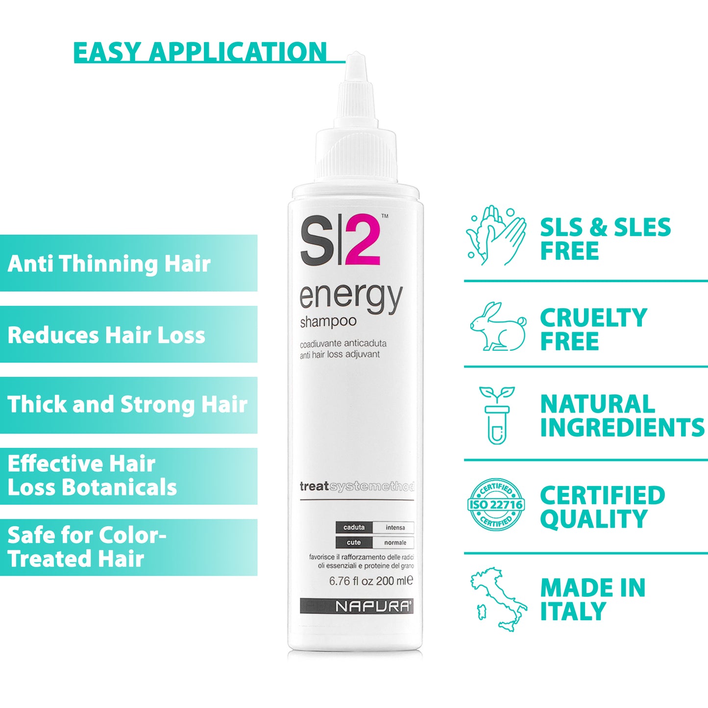 NAPURA S2 Natural Herbal Biotin Shampoo