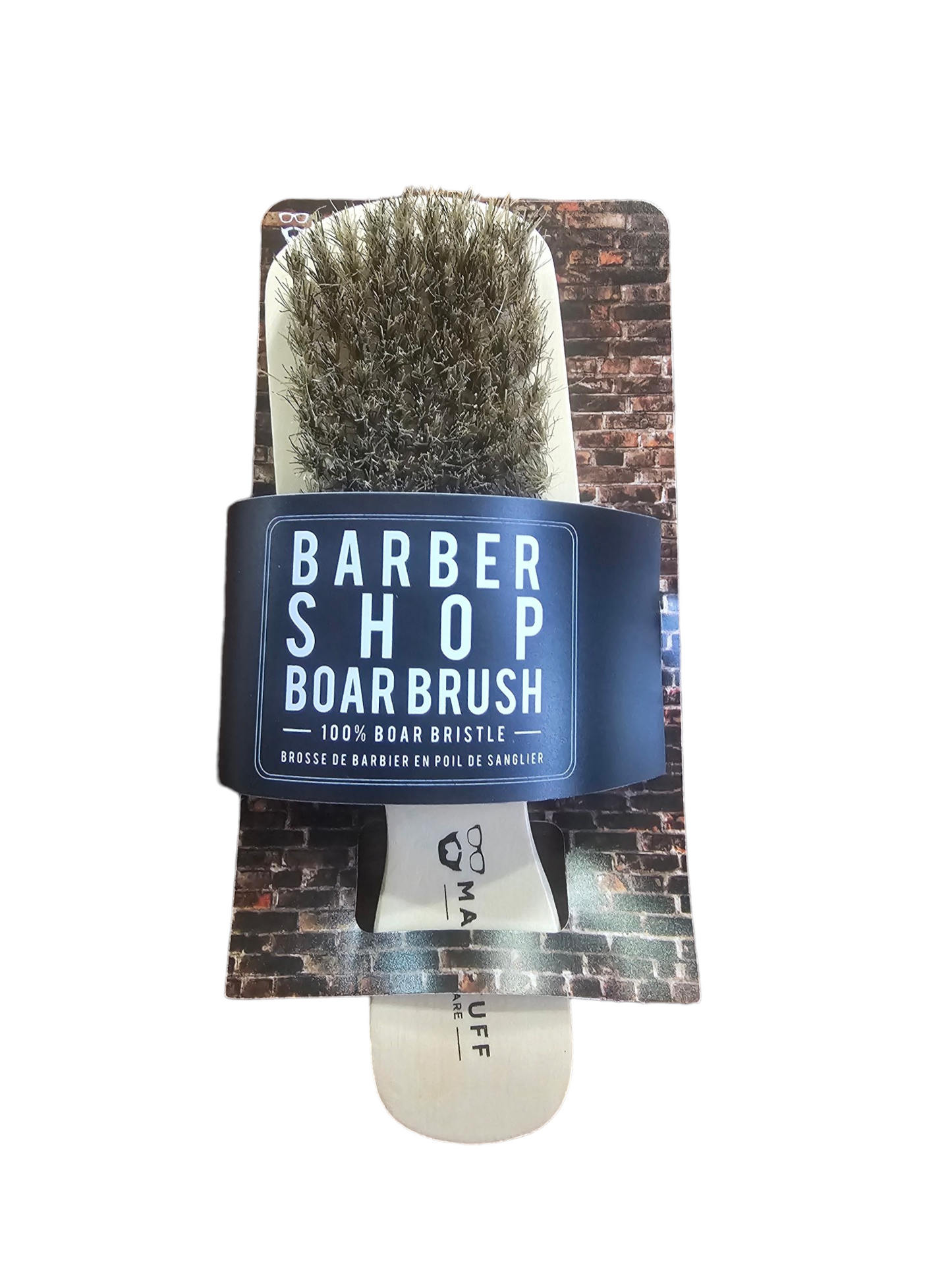 Premium ManStuff Barber Shop Boar Brush