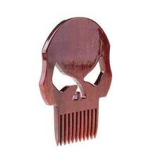 Load image into Gallery viewer, Punisher Wooden Beard Comb

